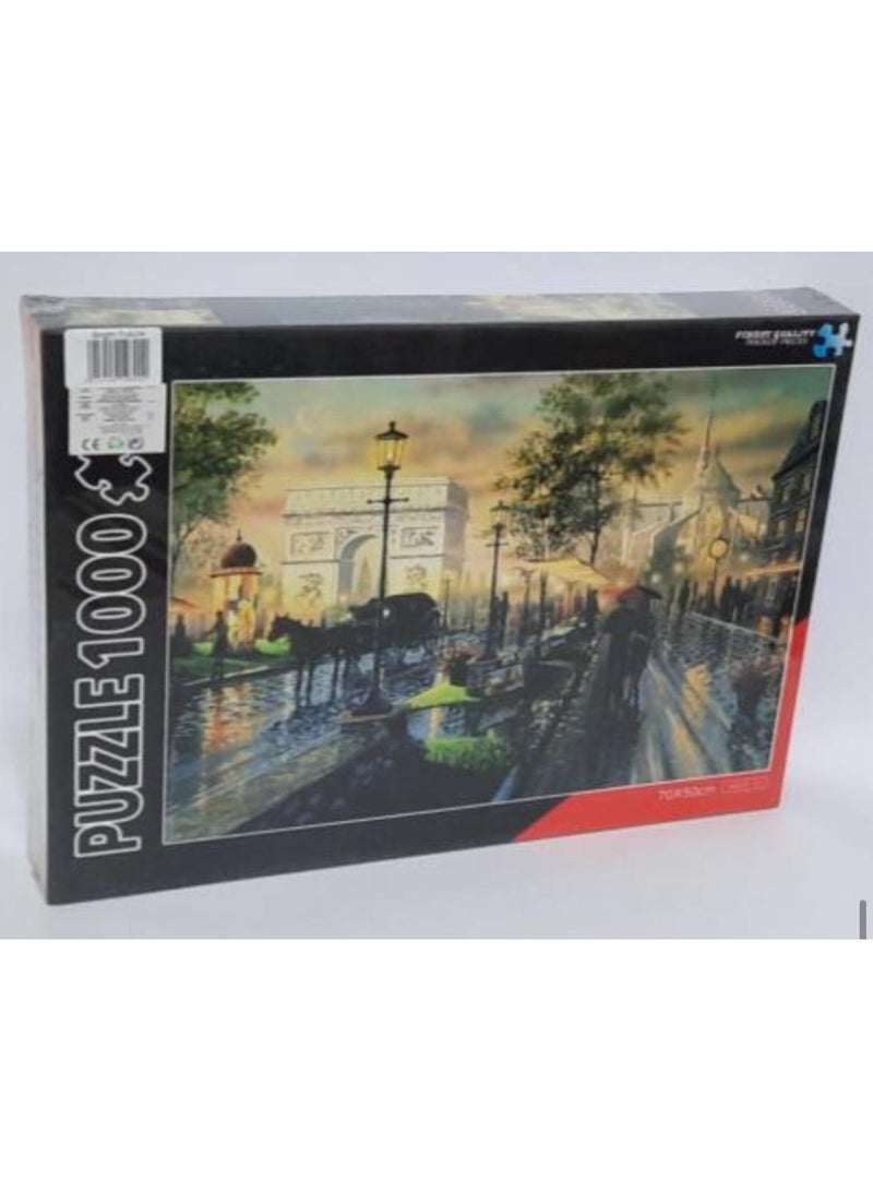 1000 Pieces City Theme Puzzle – Premium Quality – 70×50 cm